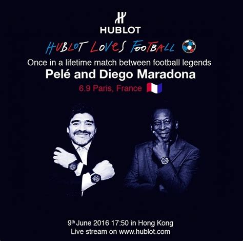 hublot pele vs maradona|HUBLOT .